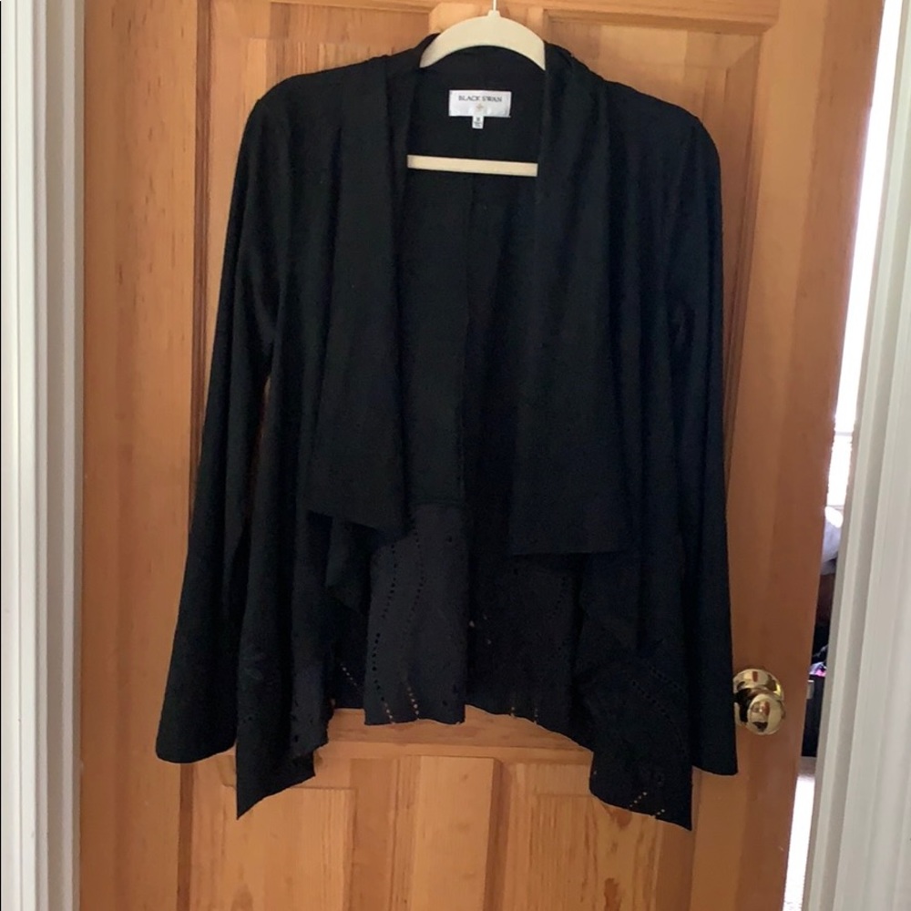 Black Swan clothing faux suede moto blazer